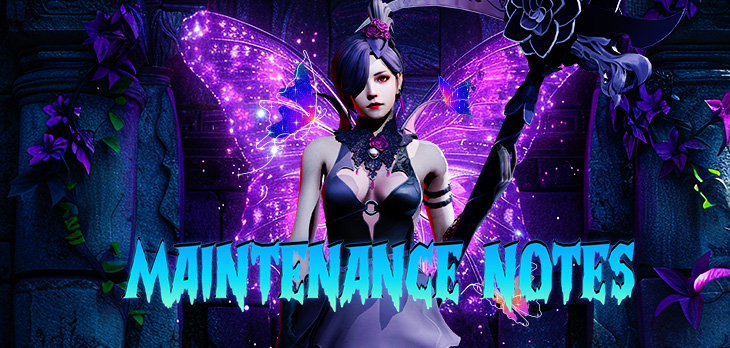 5th November Maintenance Notes