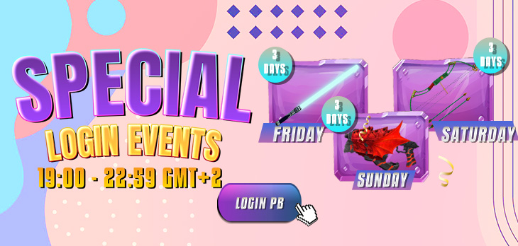 Special Login Event